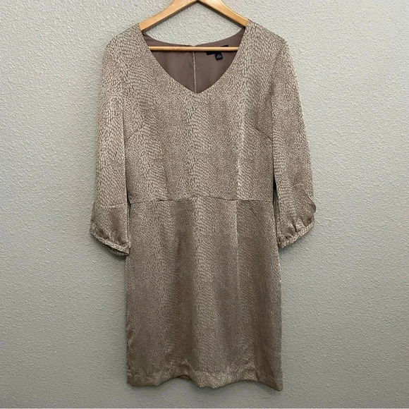 Banana Republic‎ Animal Print Dress Size 10 - Picture 1 of 6
